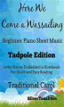 Okładka książki: Here We Come a Wassailing Easy Piano Sheet Music Tadpole Edition