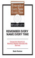 Okładka książki: Remember Every Name Every Time