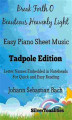 Okładka książki: Break Forth O Beauteous Heavenly Light Easy Piano Sheet Music Tadpole Edition