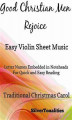 Okładka książki: Good Christian Men Rejoice Easy Violin Sheet Music
