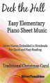 Okładka książki: Deck the Hall Easy Elementary Piano Sheet Music