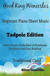 Okładka: Good King Wenceslas Beginner Piano Sheet Music Tadpole Edition