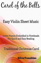 Okładka: Carol of the Bells Easy Violin Sheet Music