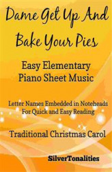Okładka: Dame Get Up and Bake Your Pies Easy Elementary Piano Sheet Music