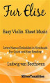 Okładka książki: Fur Elise Easy Violin Sheet Music