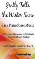 Okładka książki: Gently Falls the Winter Snow Easy Piano Sheet Music