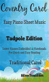 Okładka książki: Coventry Carol Easy Piano Sheet Music Tadpole Edition