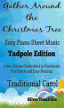 Okładka książki: Gather Around the Christmas Tree Easy Piano Sheet Music Tadpole Edition