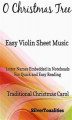 Okładka książki: O Christmas Tree Easy Violin Sheet Music