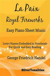 Okładka: La Paix Royal Fireworks Easy Piano Sheet Music