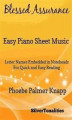 Okładka książki: Blessed Assurance Easy Piano Sheet Music