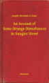 Okładka książki: An Account of Some Strange Disturbances in Aungier Street
