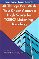 Okładka: 41 Things You Wish You Knew About a High Score for the for TOEIC® Listening-Reading